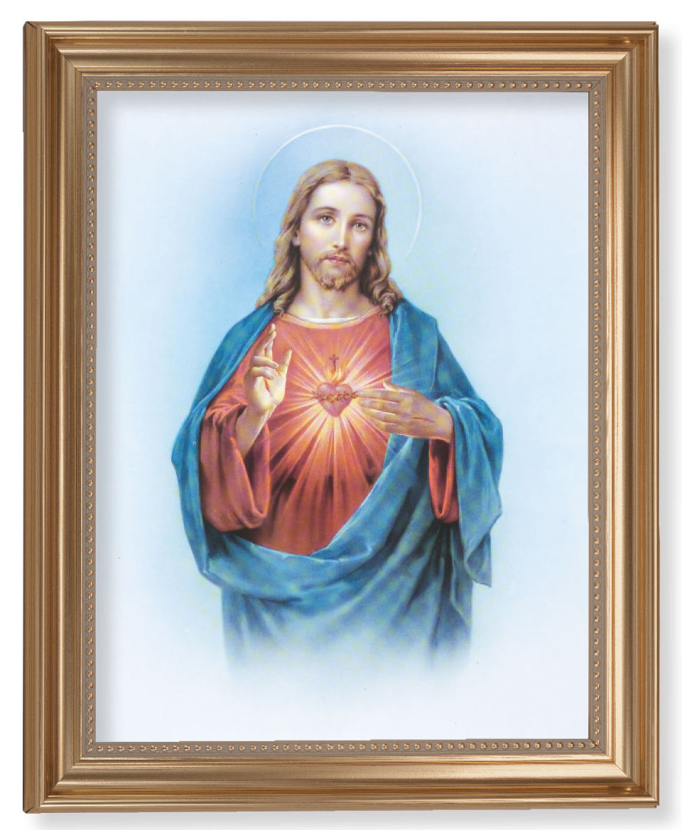 Sacred Heart of Jesus 11x14 Framed Print Artboard