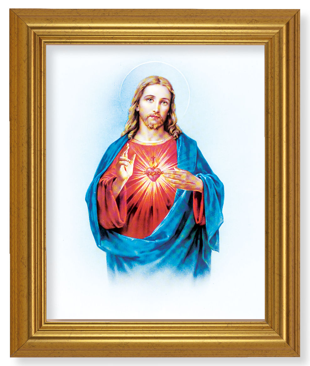 Sacred Heart of Jesus 8x10 Framed Print Under Glass