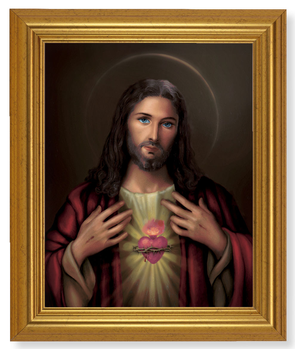 Sacred Heart of Jesus 8x10 Framed Print Under Glass