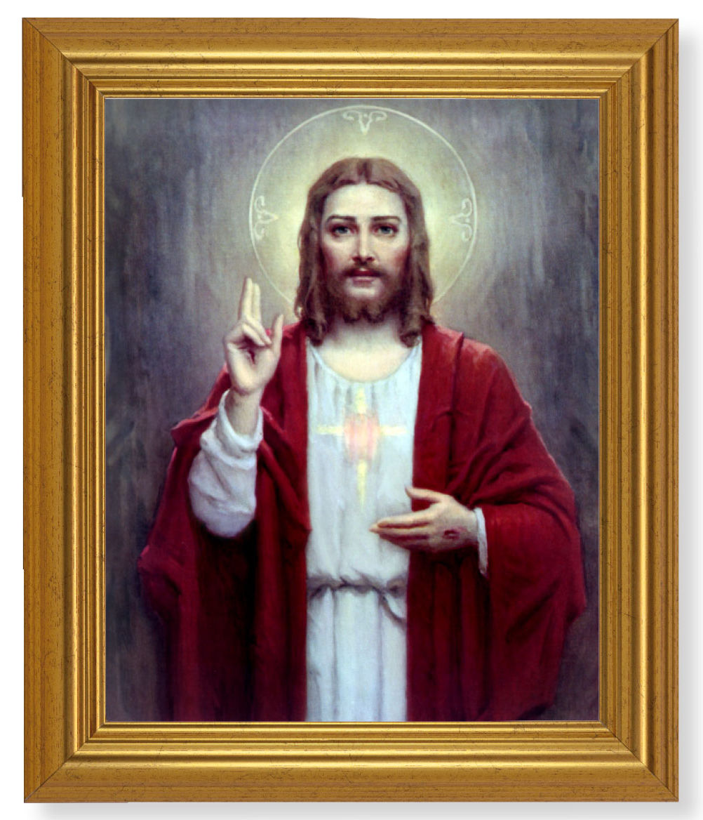 Sacred Heart of Jesus 8x10 Framed Print Under Glass