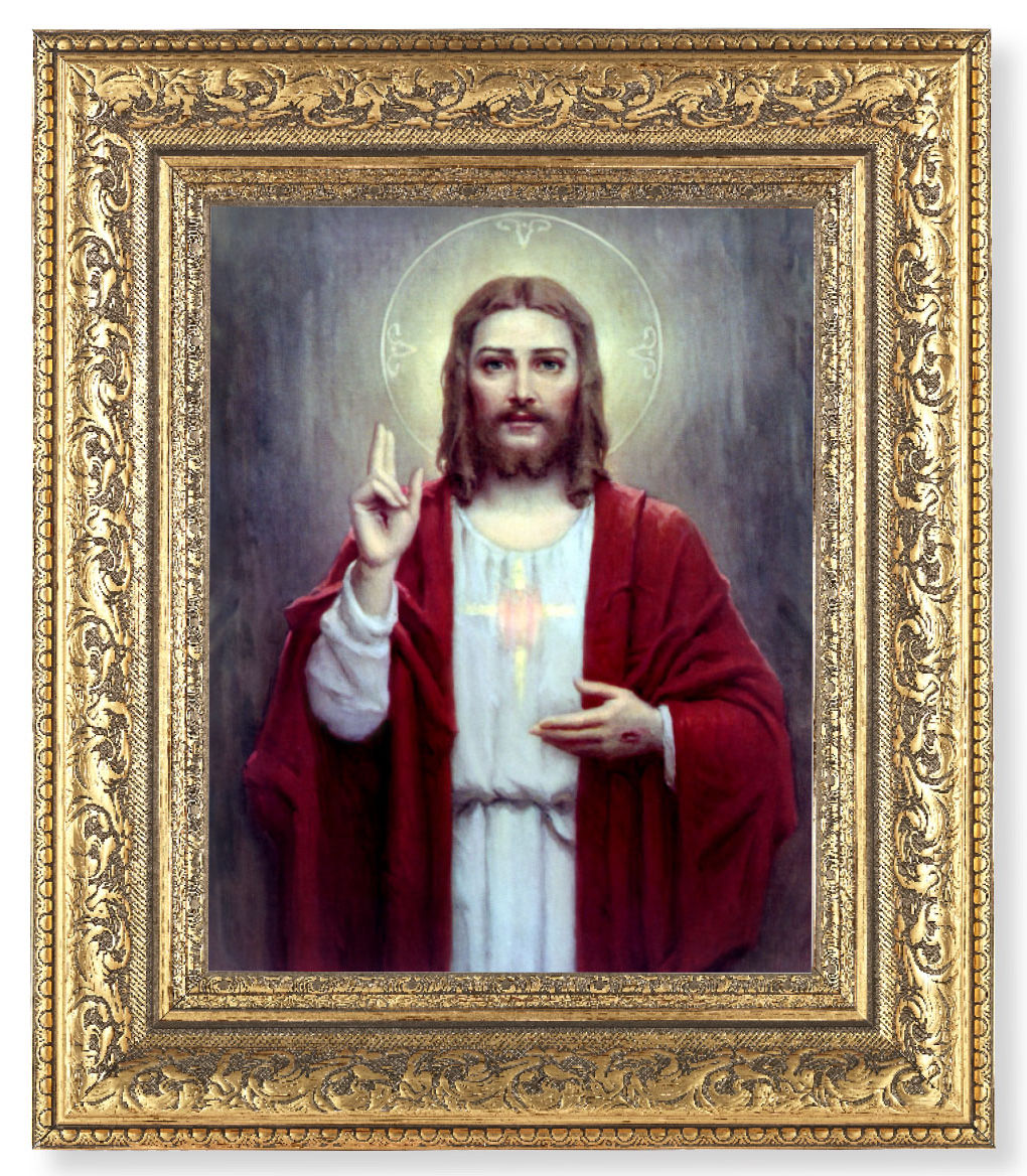 Sacred Heart of Jesus 8x10 Framed Print Under Glass