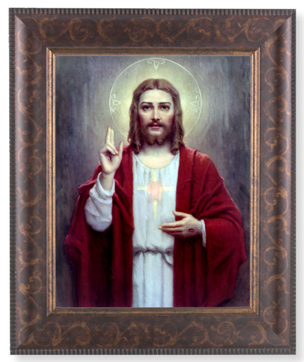 Sacred Heart of Jesus 8x10 Framed Print Under Glass