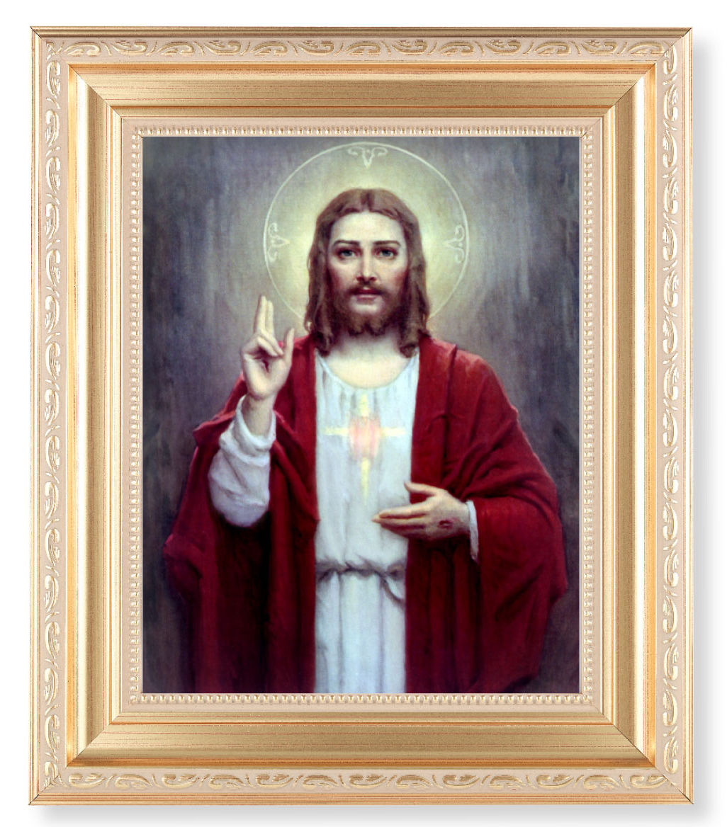 Sacred Heart of Jesus 8x10 Framed Print Under Glass
