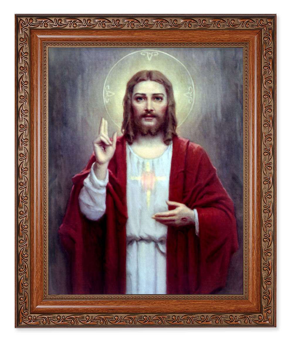 Sacred Heart of Jesus 8x10 Framed Print Under Glass