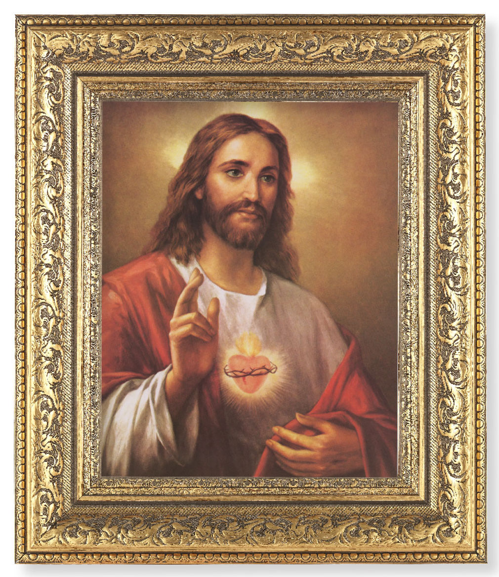 Sacred Heart of Jesus 8x10 Framed Print Under Glass