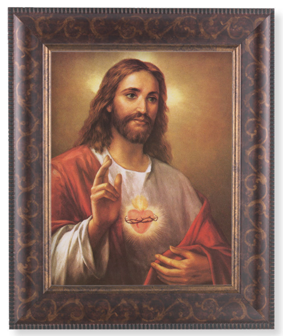 Sacred Heart of Jesus 8x10 Framed Print Under Glass