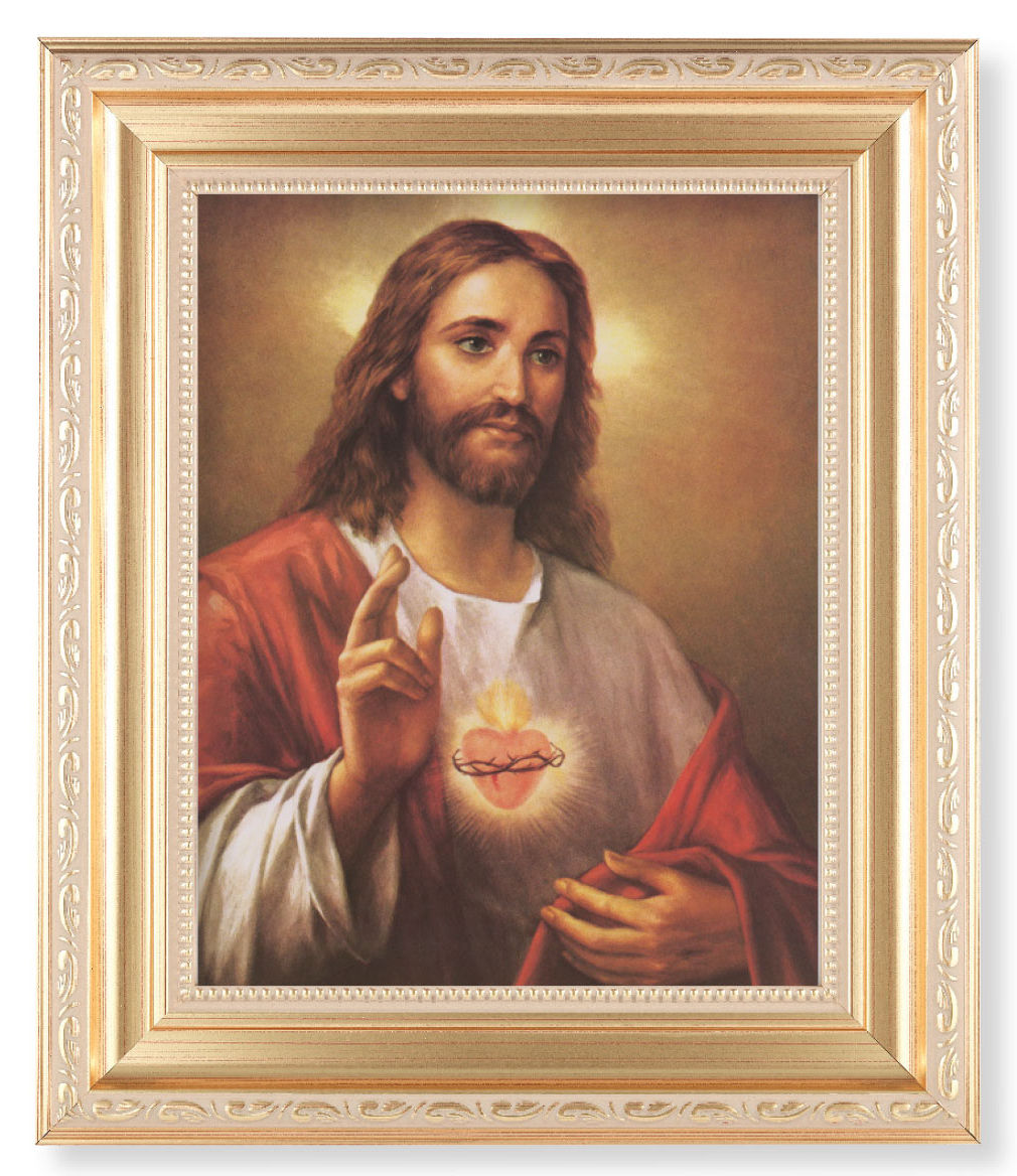 Sacred Heart of Jesus 8x10 Framed Print Under Glass