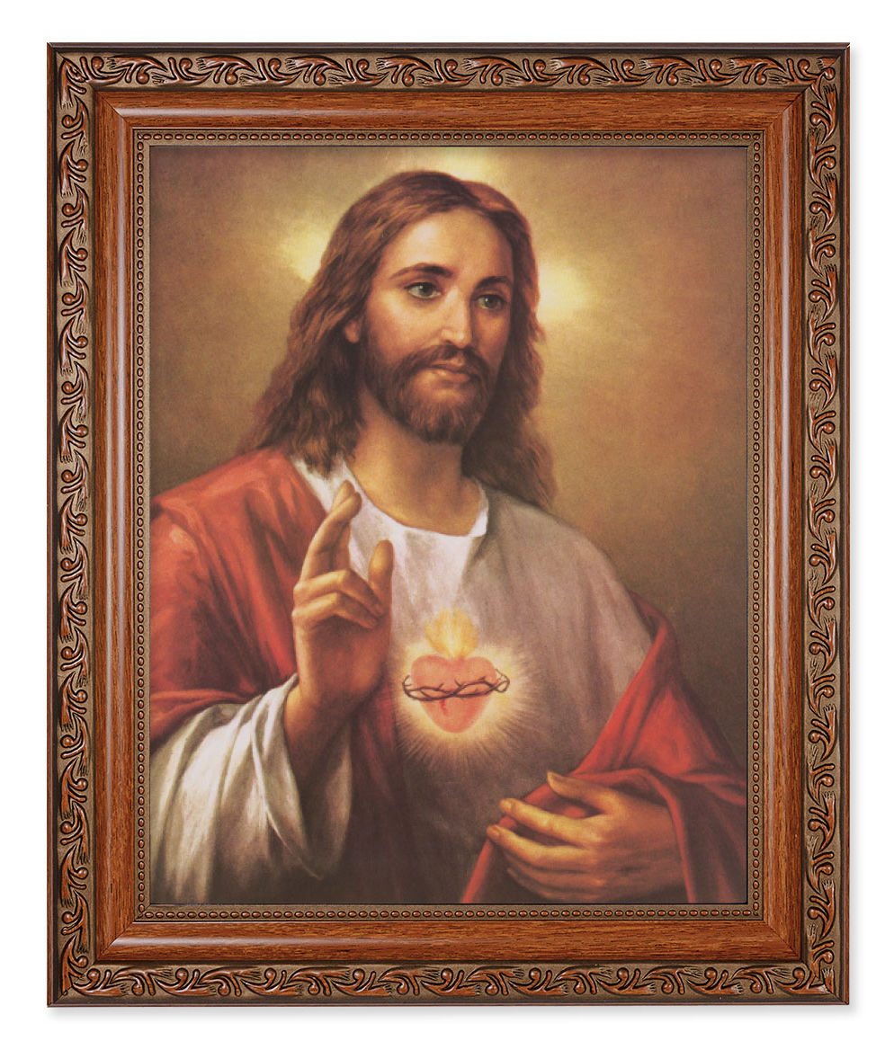 Sacred Heart of Jesus 8x10 Framed Print Under Glass