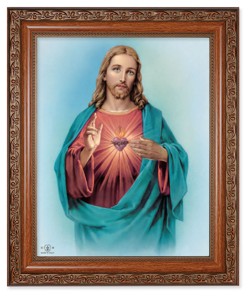 Sacred Heart of Jesus 8x10 Framed Print Under Glass