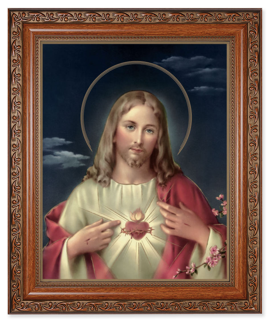 Sacred Heart of Jesus 8x10 Framed Print Under Glass