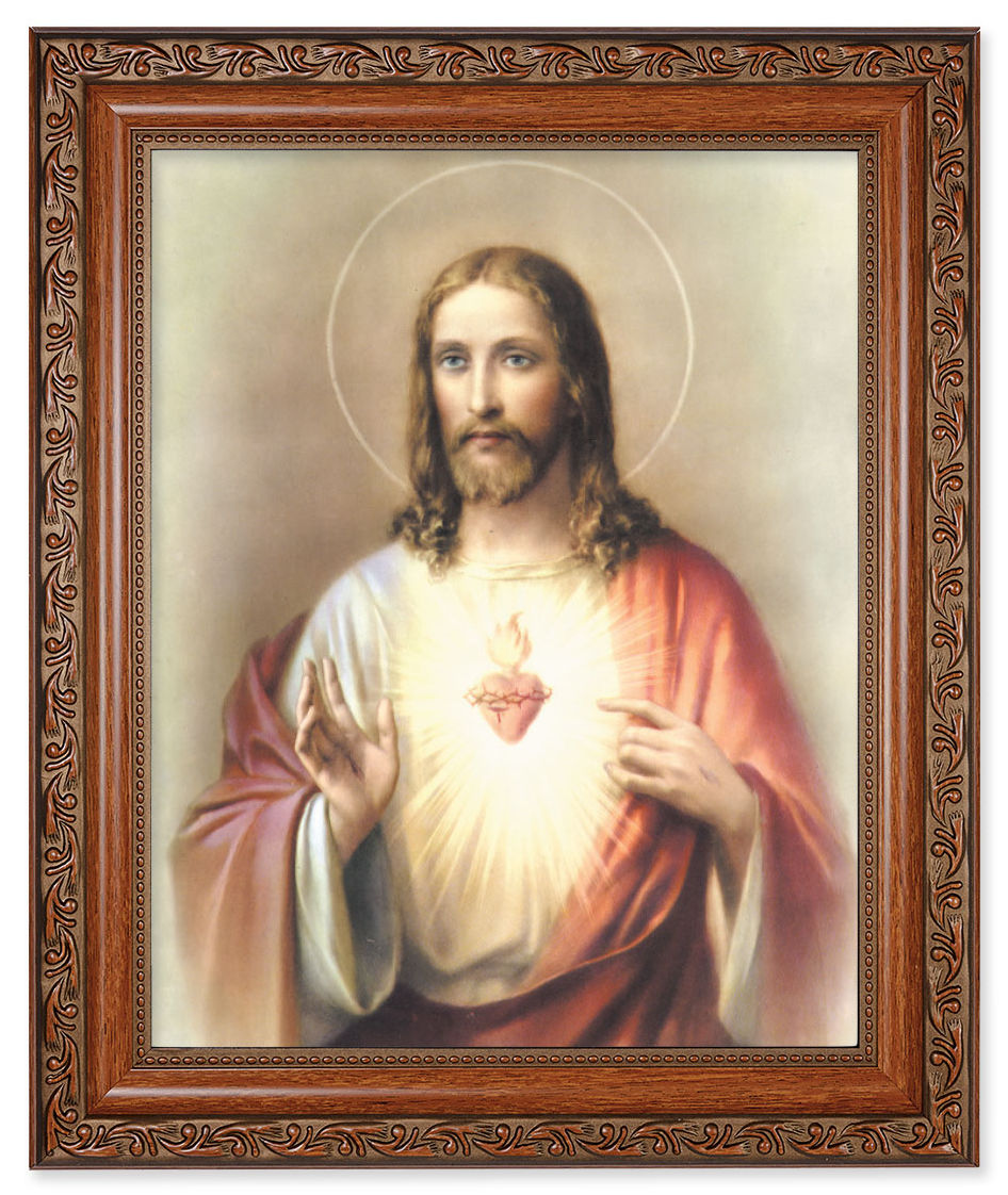 Sacred Heart of Jesus 8x10 Framed Print Under Glass