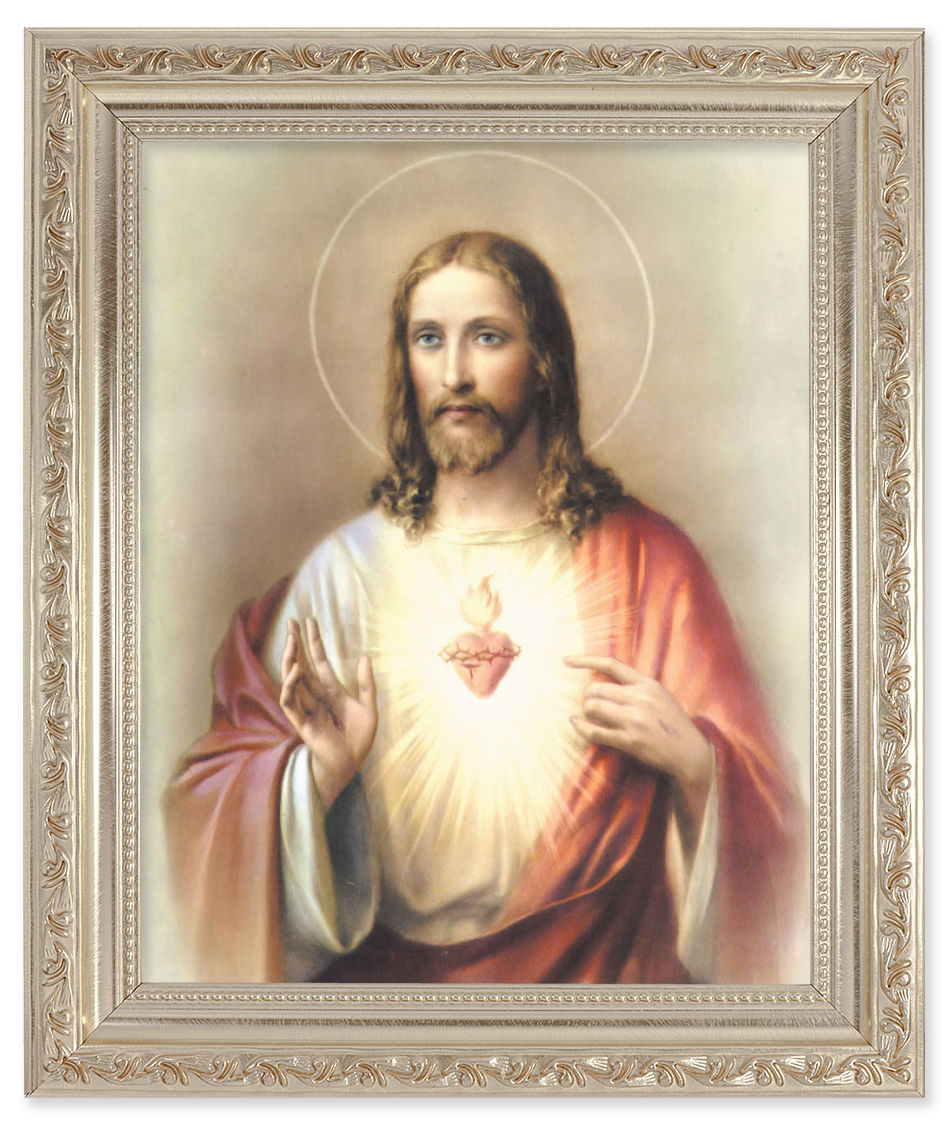Sacred Heart of Jesus 8x10 Framed Print Under Glass