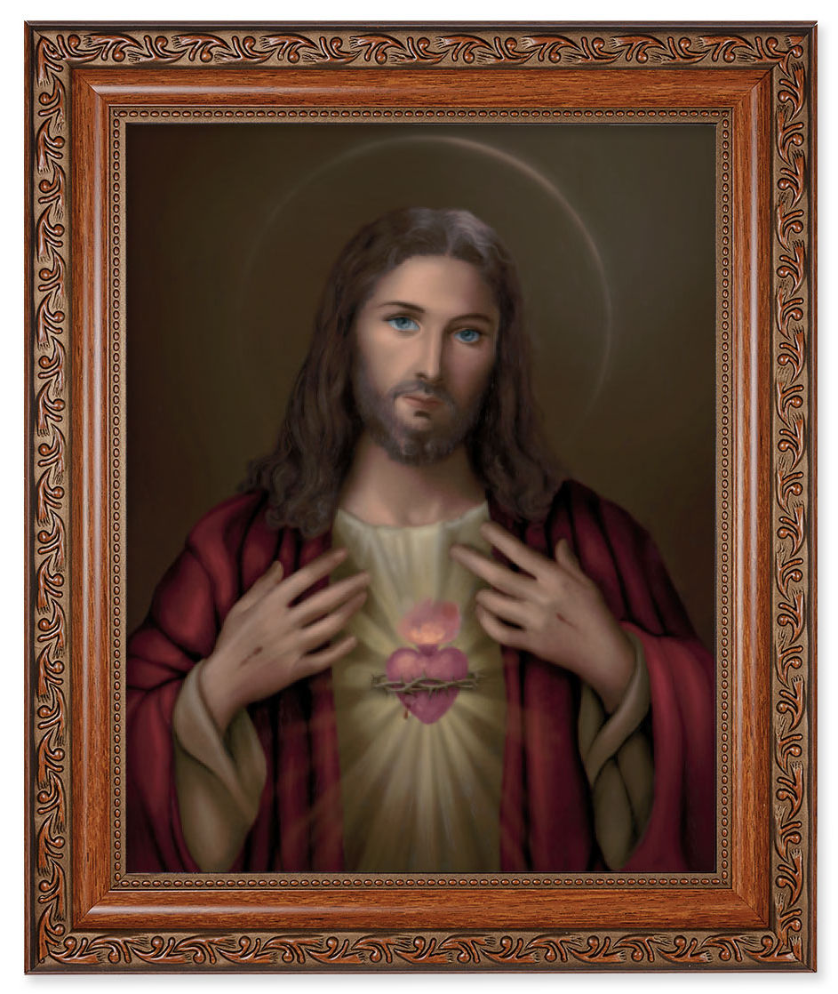 Sacred Heart of Jesus 8x10 Framed Print Under Glass