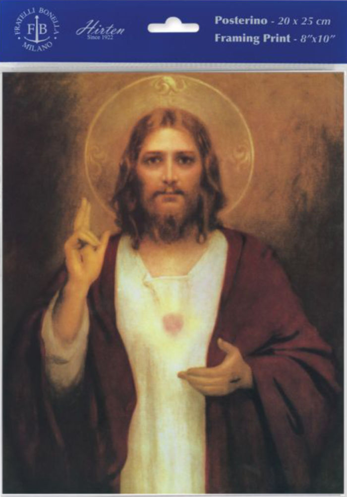 Sacred Heart of Jesus Print - Sold in 3 per pack