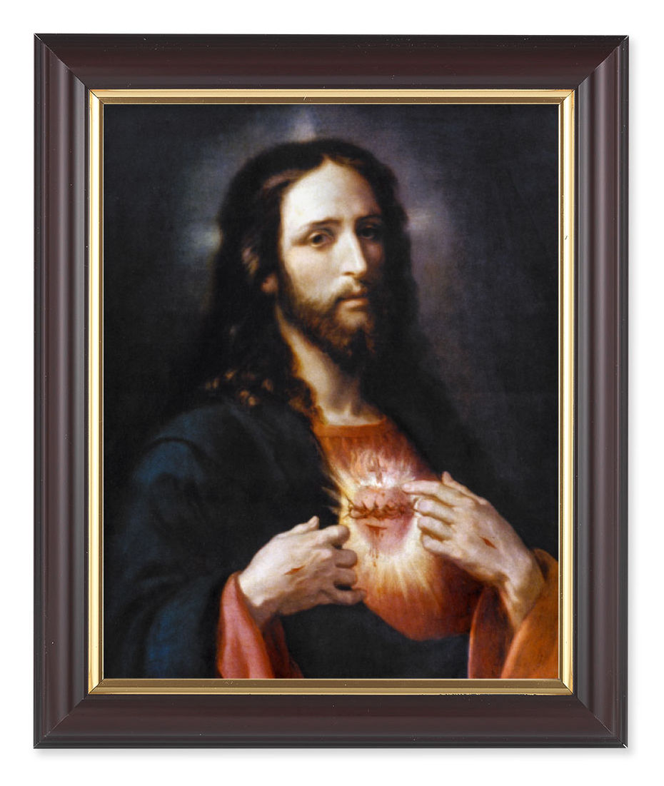Sacred Heart of Jesus Wingate 8x10 Framed Print Under Glass