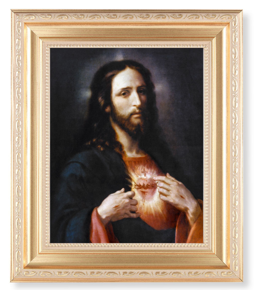 Sacred Heart of Jesus Wingate 8x10 Framed Print Under Glass