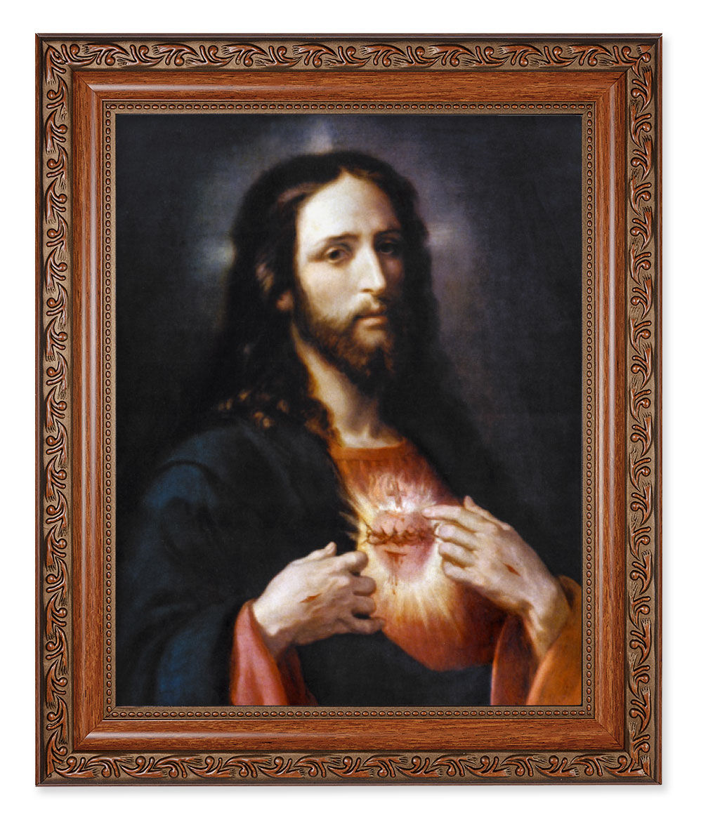 Sacred Heart of Jesus Wingate 8x10 Framed Print Under Glass
