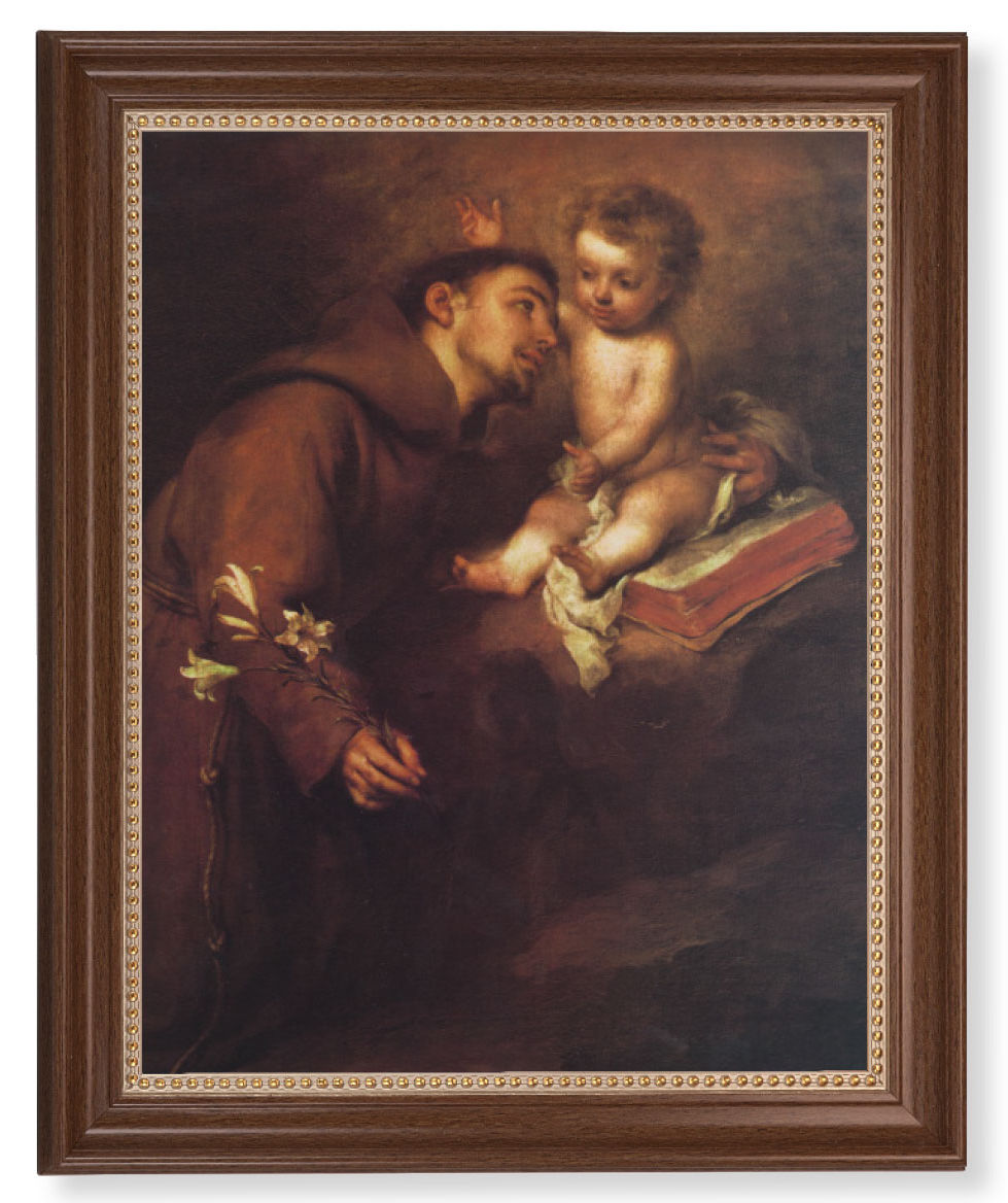 Saint Anthony of Padua 11x14 Framed Print Artboard