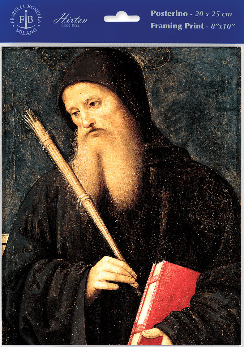 Saint Benedict by Perugino Print - Sold in 3 Per Pack