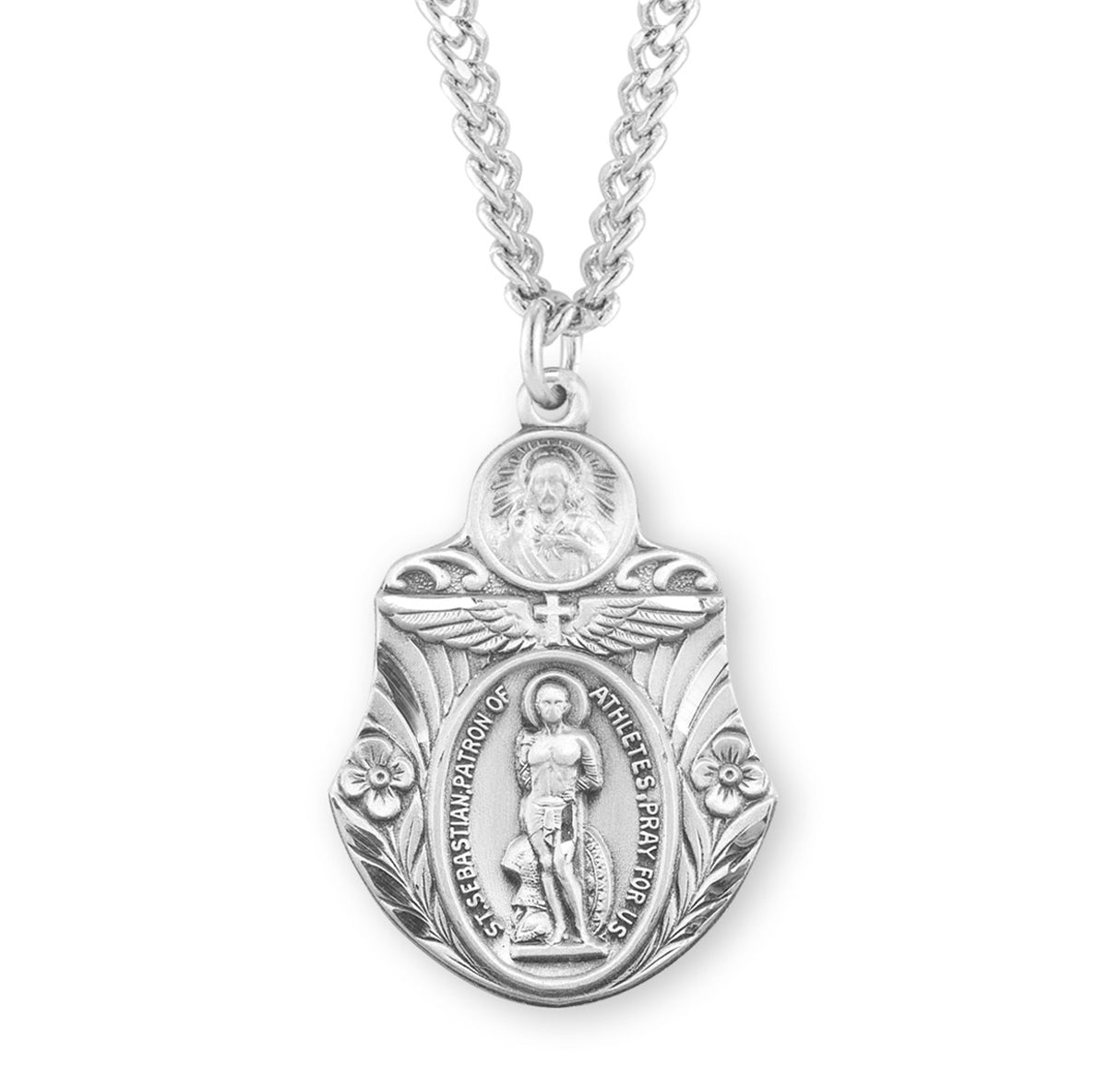 Saint Sebastian Athletes Badge Medal