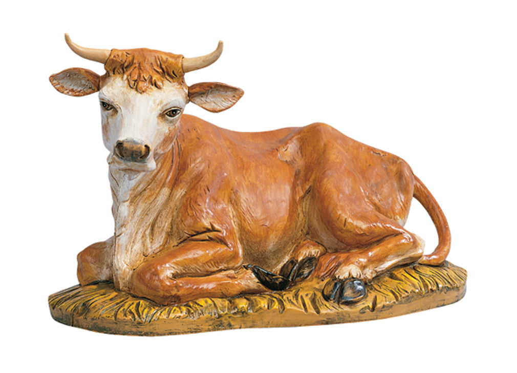 Seated Ox Figure for 18 inch Nativity Set