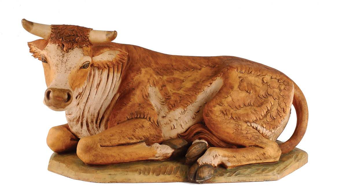 Seated Ox Figure for 50 inch Fontanini Nativity Set