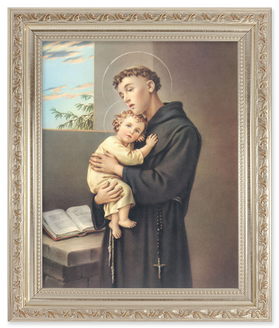 St. Anthony 8x10 Framed Print Under Glass