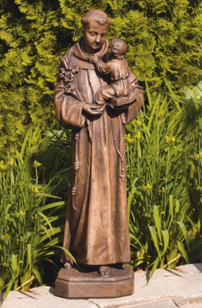 St. Anthony Outdoor Statue 31 Inches