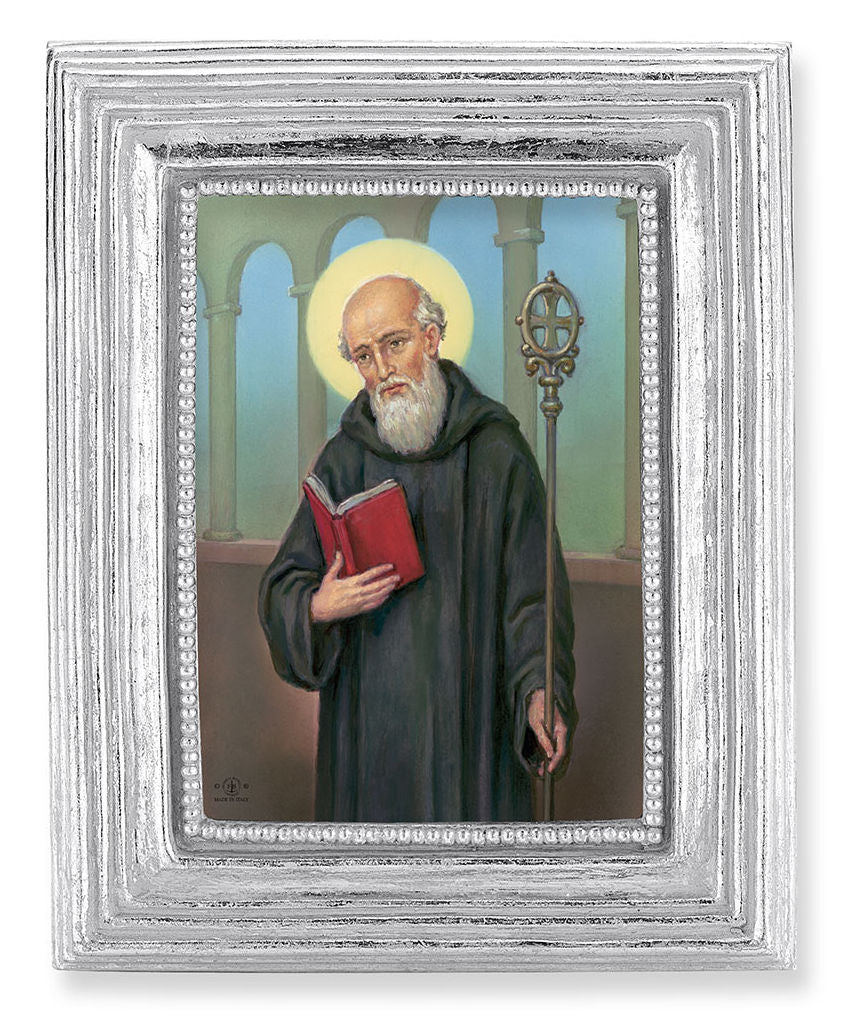 St. Benedict 2.5x3.5 Print Under Glass