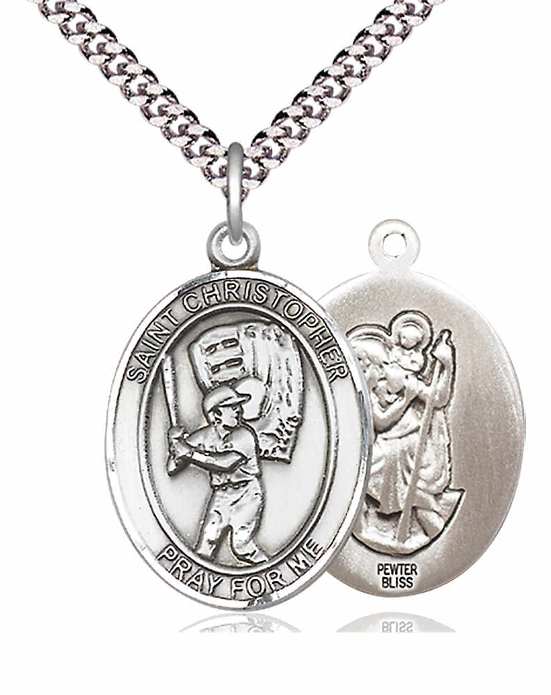 St. Christopher Baseball Medal