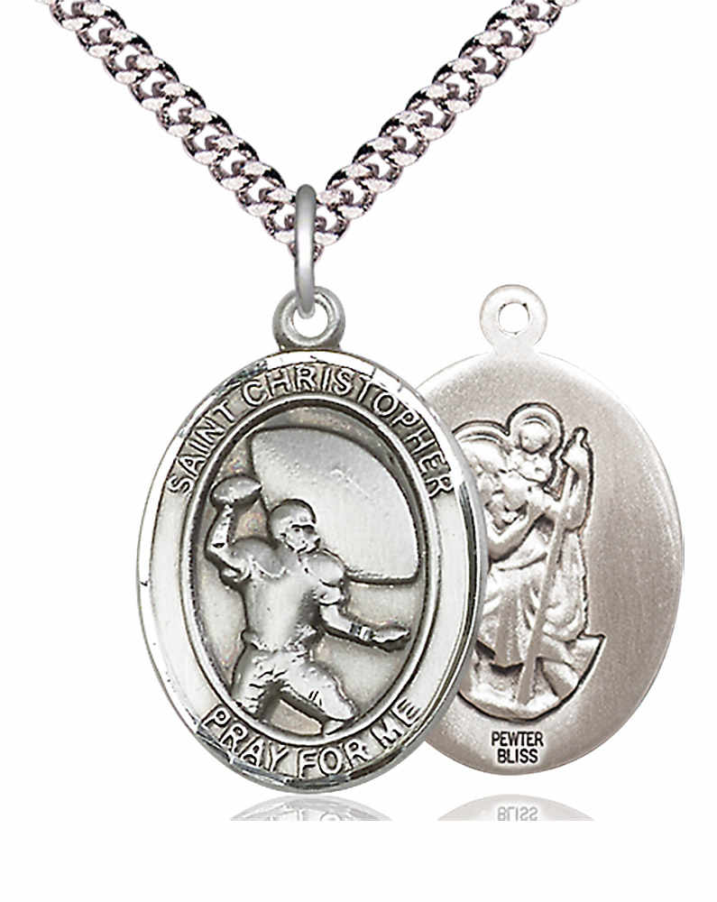 St. Christopher Football Medal