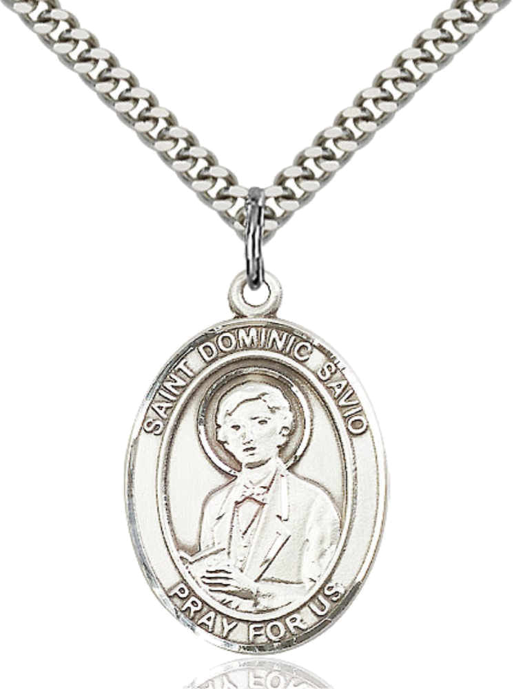 Oval Saint Dominic Savio Medal