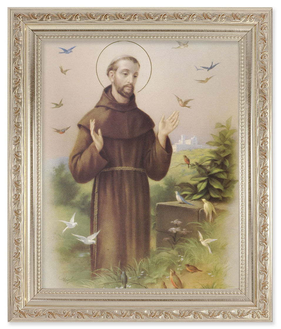St. Francis of Assisi 8x10 Framed Print Under Glass