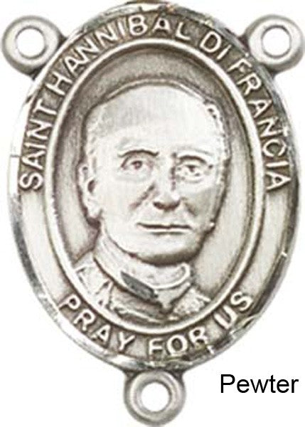 St. Hannibal Rosary Centerpiece Sterling Silver or Pewter