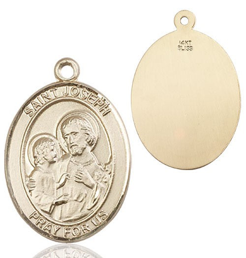 Oval Sterling Silver St. Joseph Medal