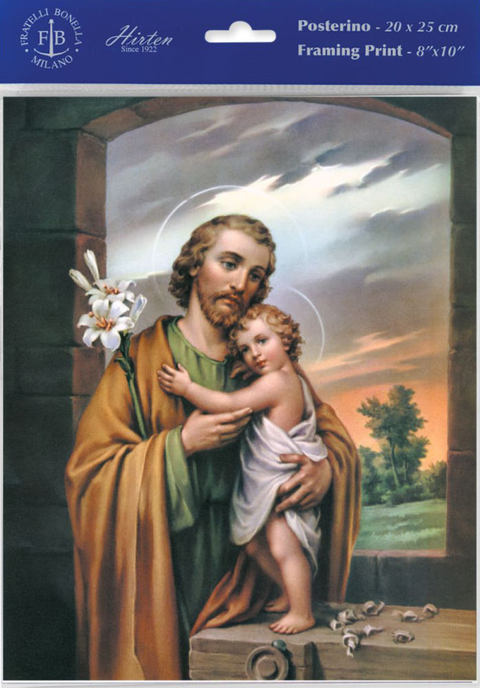 St. Joseph Print - Sold in 3 per pack