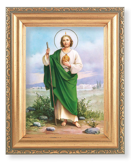 St. Jude 4x5.5 Print Under Glass