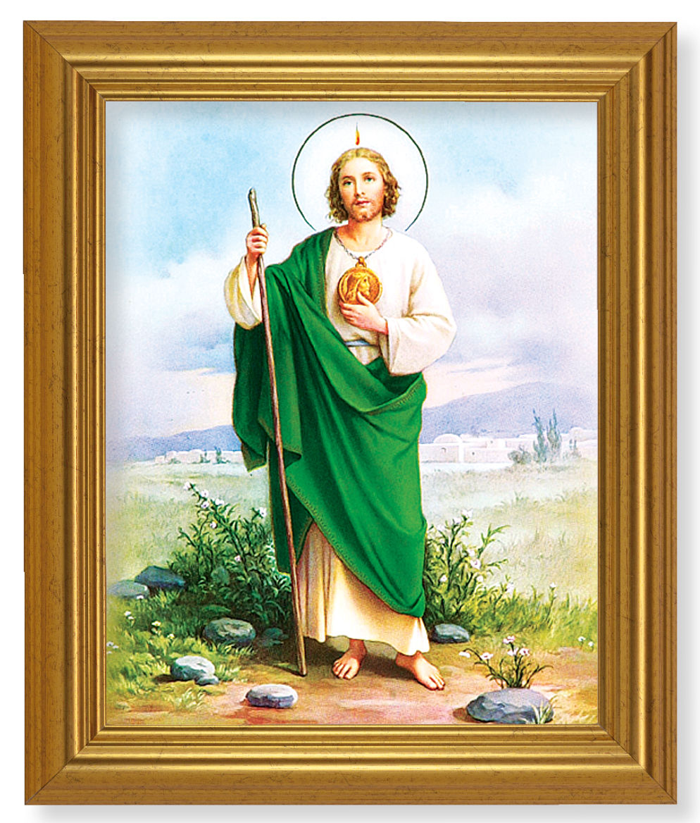 St. Jude 8x10 Framed Print Under Glass