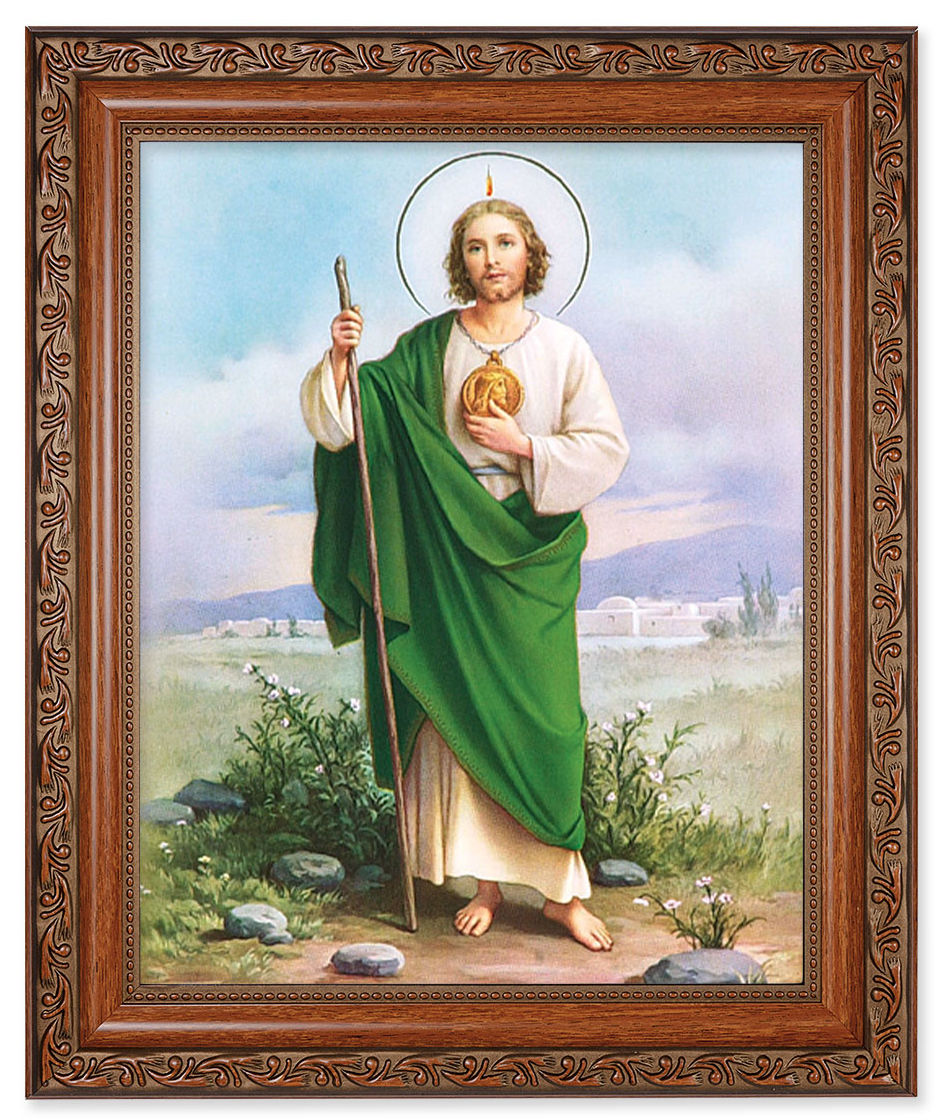 St. Jude 8x10 Framed Print Under Glass