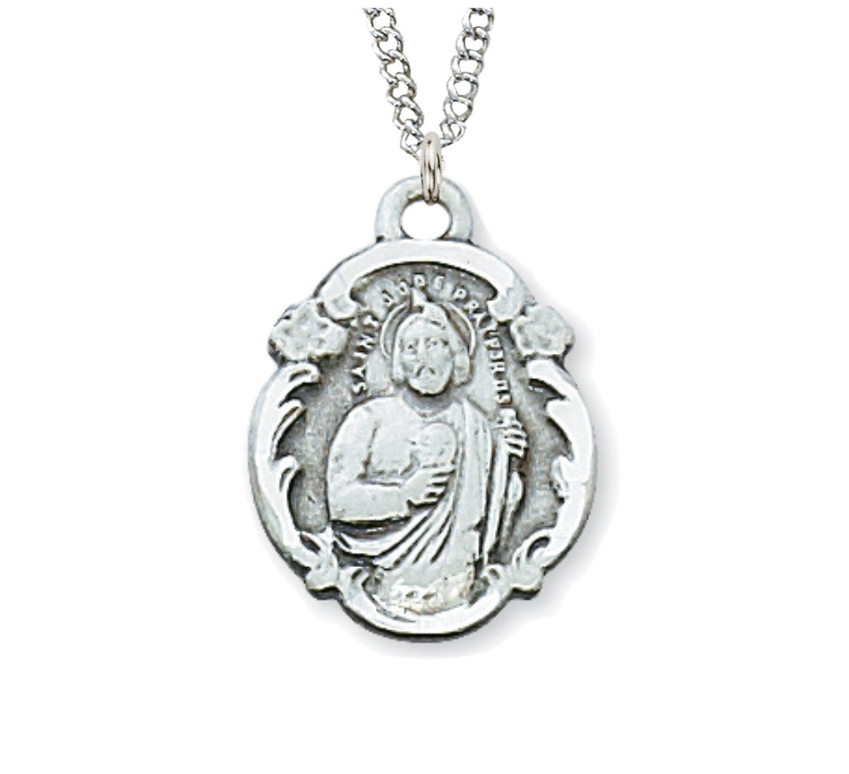 St. Jude Medal Sterling Silver
