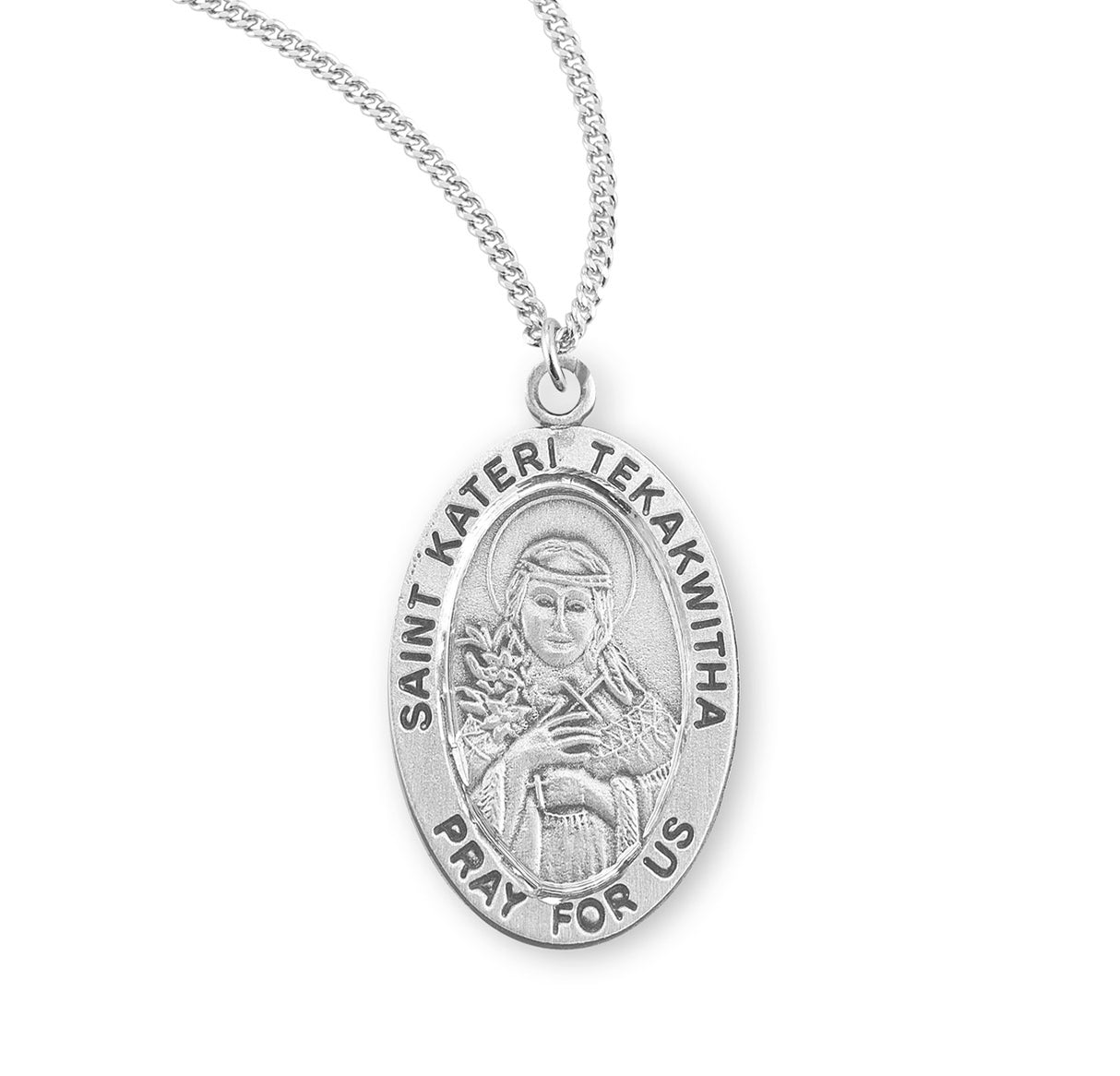 St. Kateri Tekakwitha Oval Medal