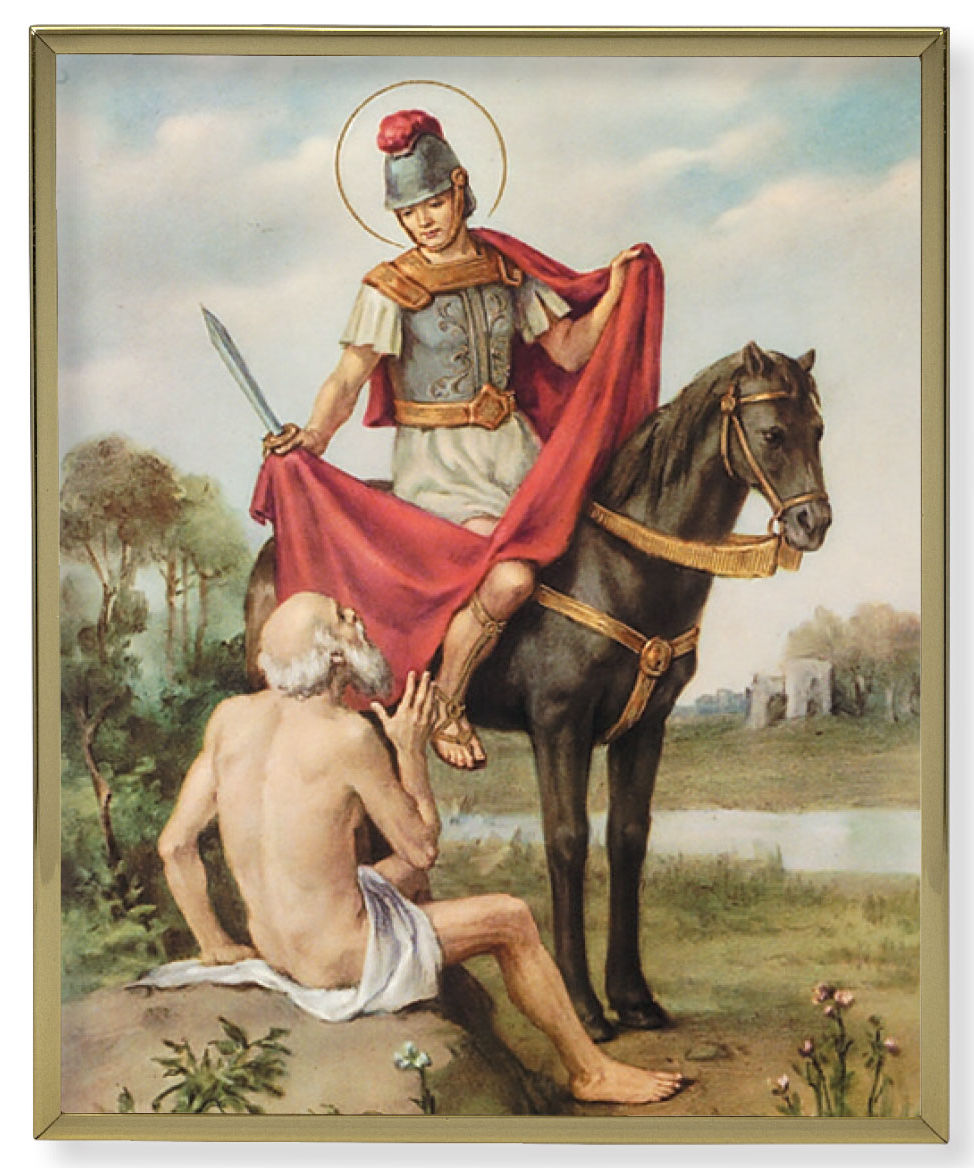 St. Martin Caballero 8x10 Gold Trim Plaque