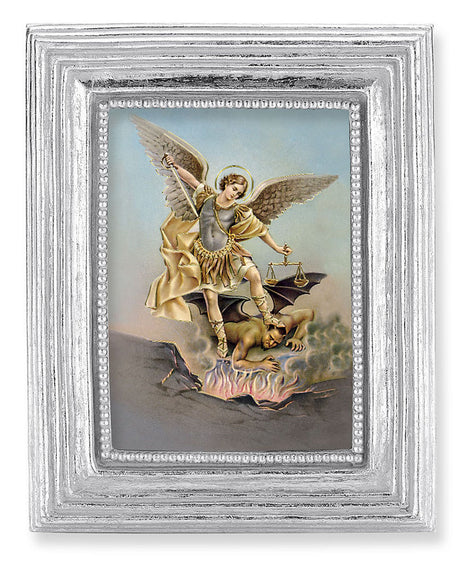St. Michael 2.5x3.5 Print Under Glass