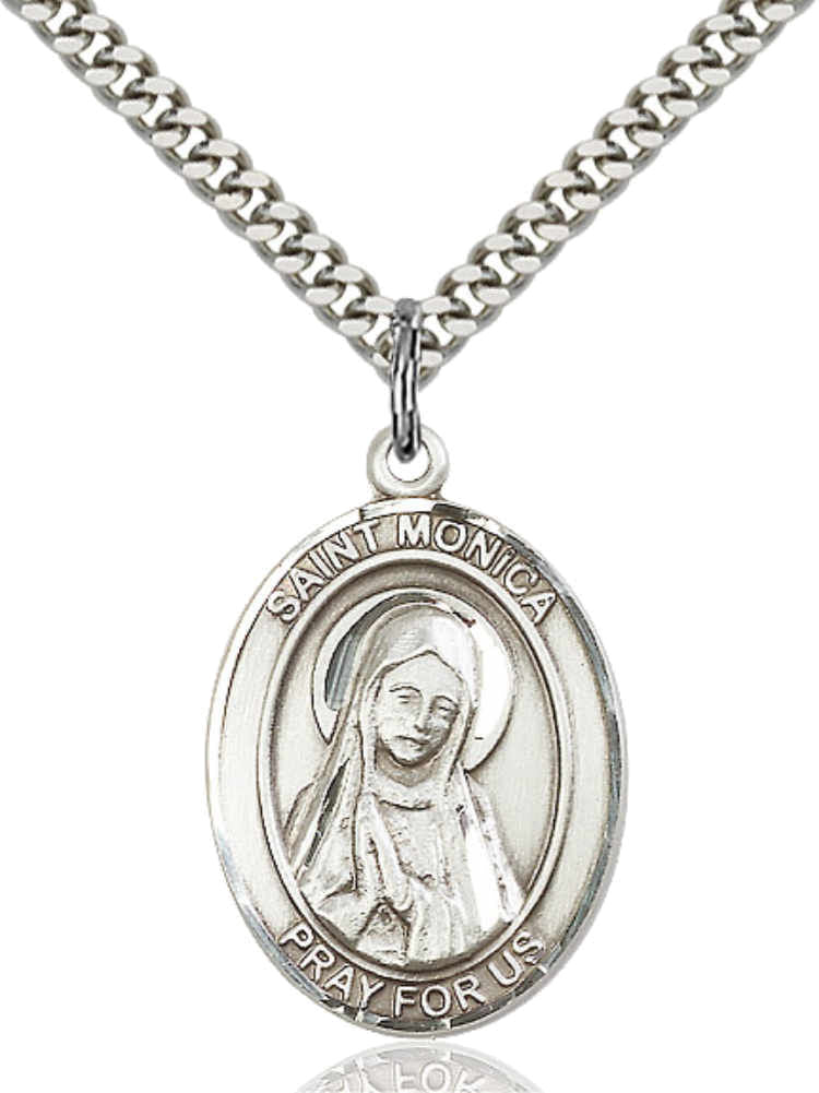 Oval Saint Monica Medal