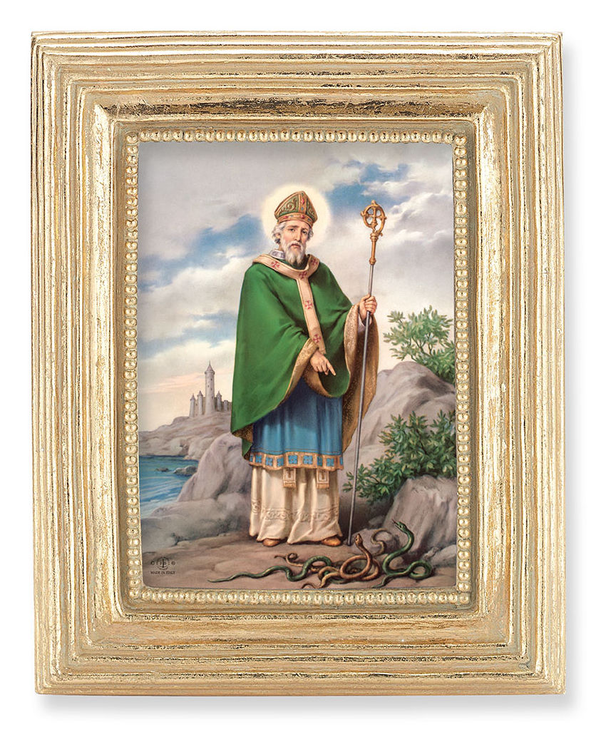 St. Patrick 2.5x3.5 Print Under Glass