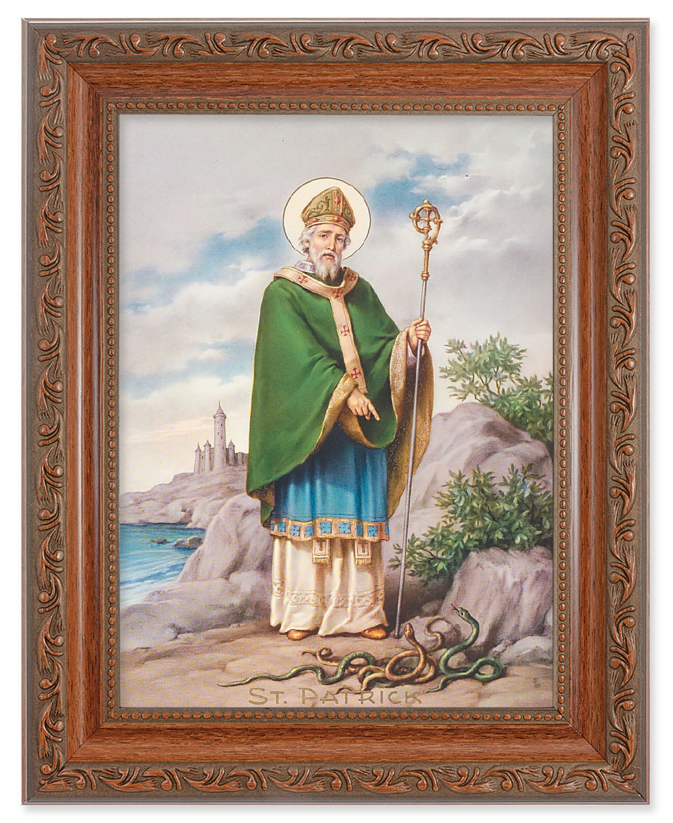 St. Patrick 6x8 Print Under Glass
