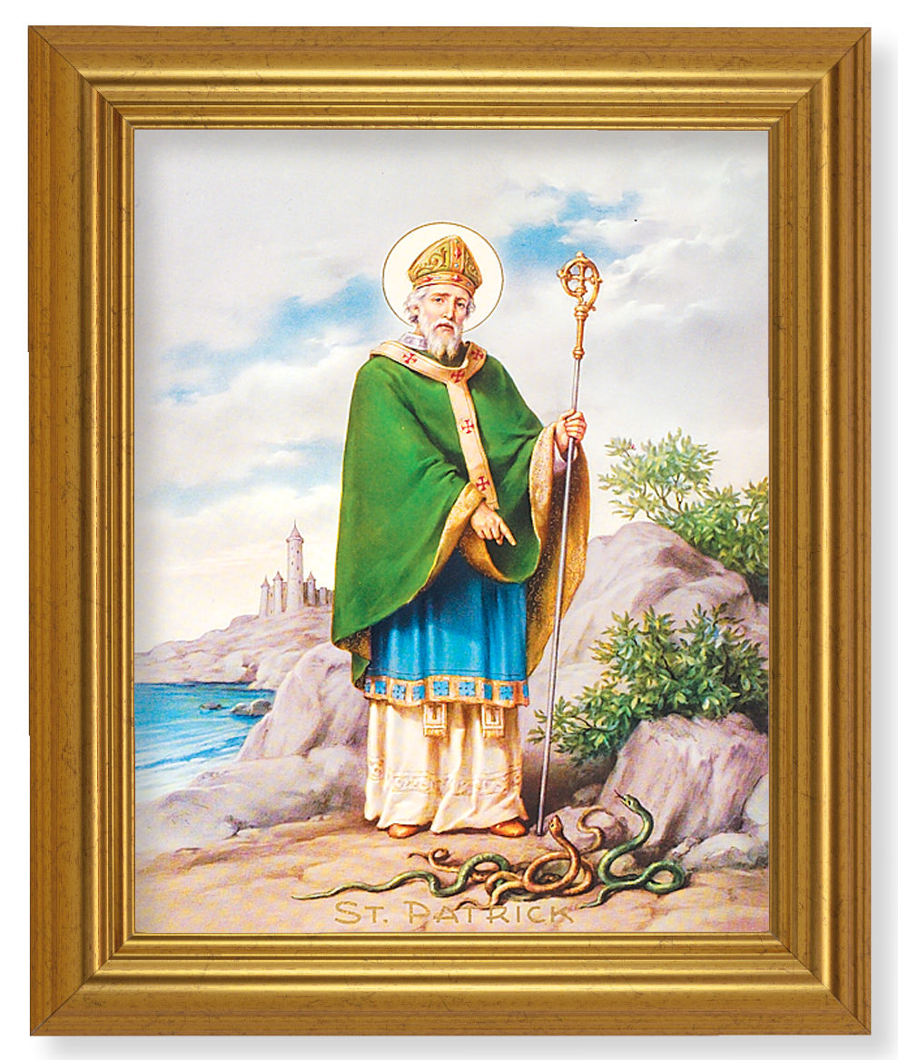 St. Patrick 8x10 Framed Print Under Glass