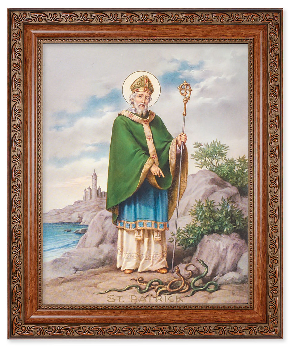 St. Patrick 8x10 Framed Print Under Glass