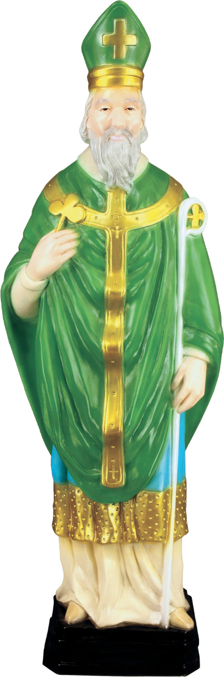 Saint Patrick Plastic Statue - 24 inch