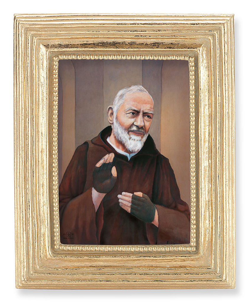 St. Pio 2.5x3.5 Print Under Glass